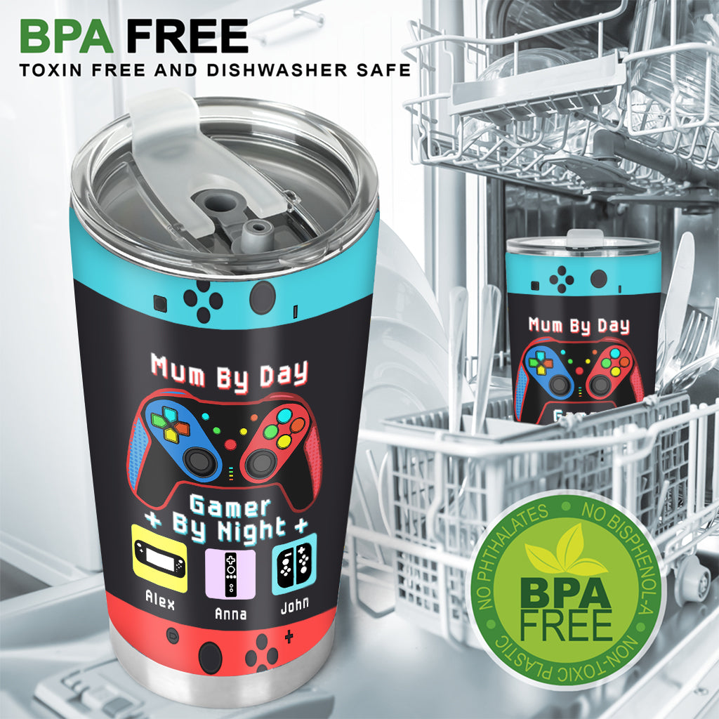 Gamer-Papa – Wie ein normaler Papa, nur viel cooler – Videospiel-Geschenk für Papa, Gamer – Personalisierter Trinkbecher