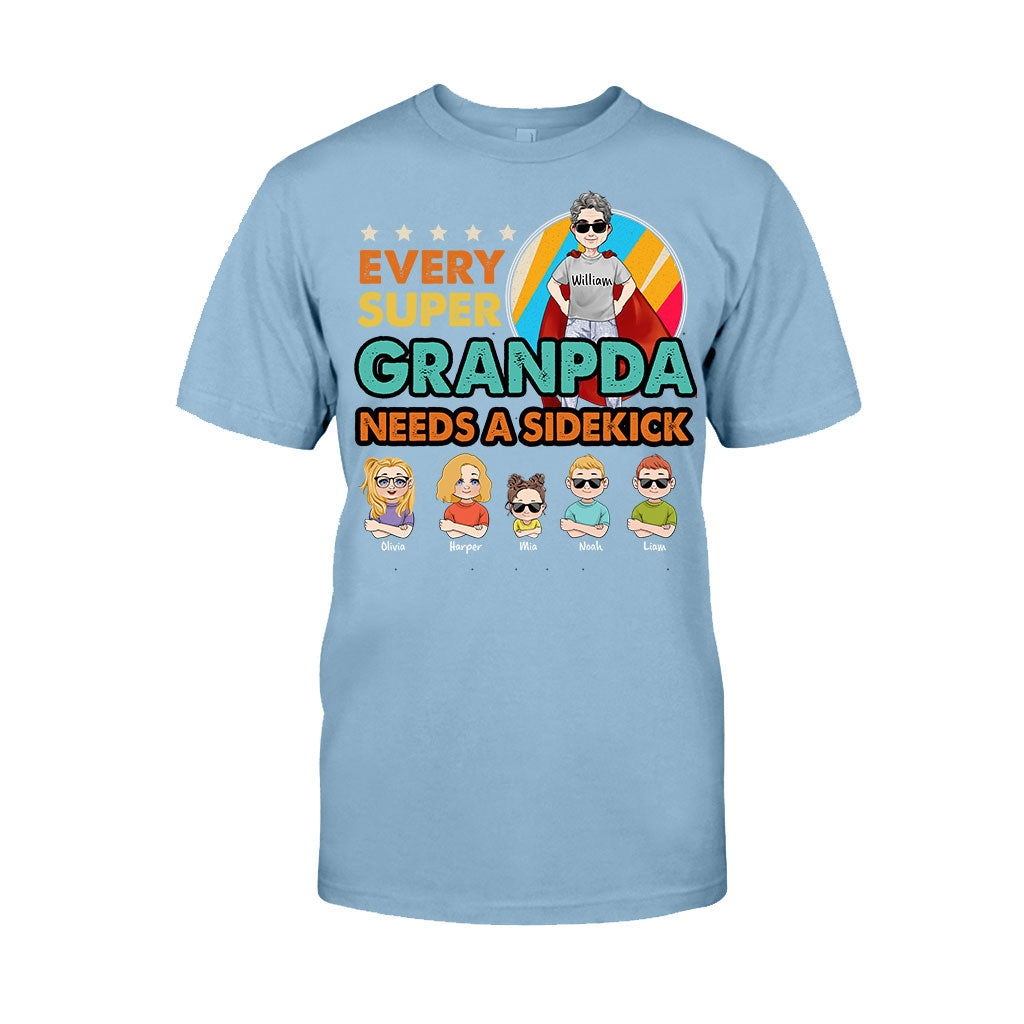 Super-Papa, Superheld – Geschenk für Papa, Opa, Onkel, Bruder – Personalisiertes T-Shirt und Hoodie