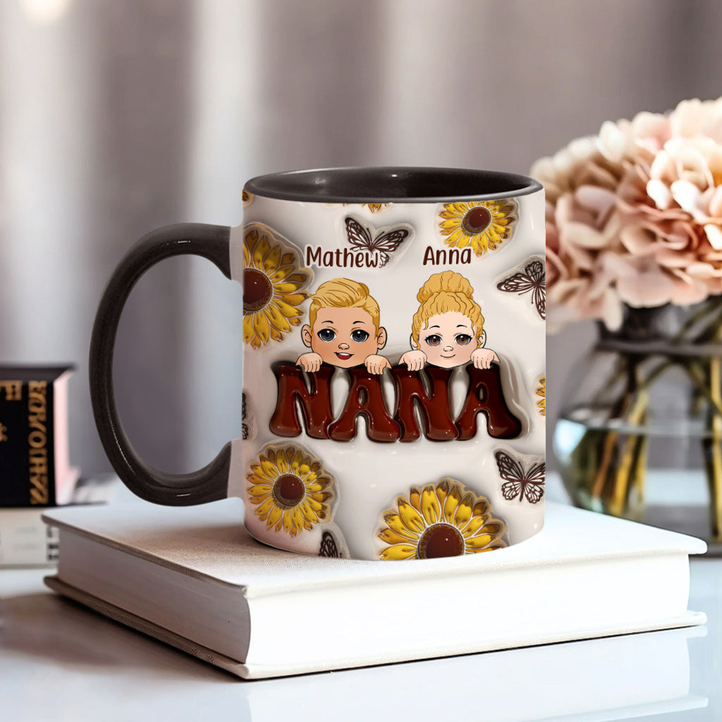 Beste Oma der Welt – Geschenk für Oma – Personalisierte Tasse mit Akzent