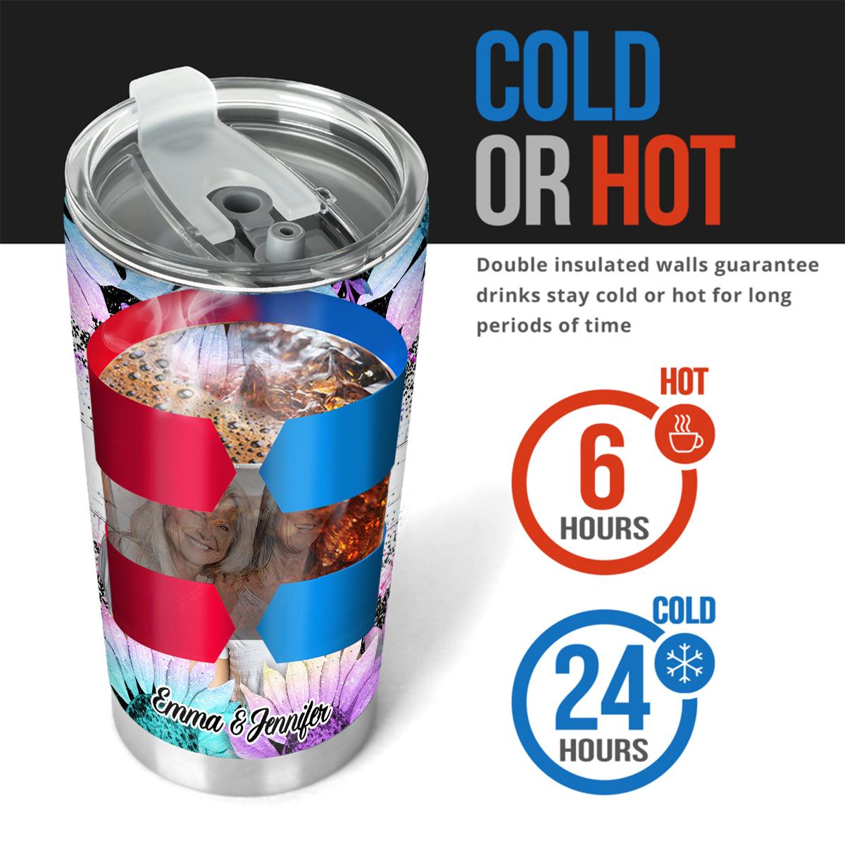 Wir bleiben Freunde bis ins hohe Alter – personalisierter Bestie-Becher