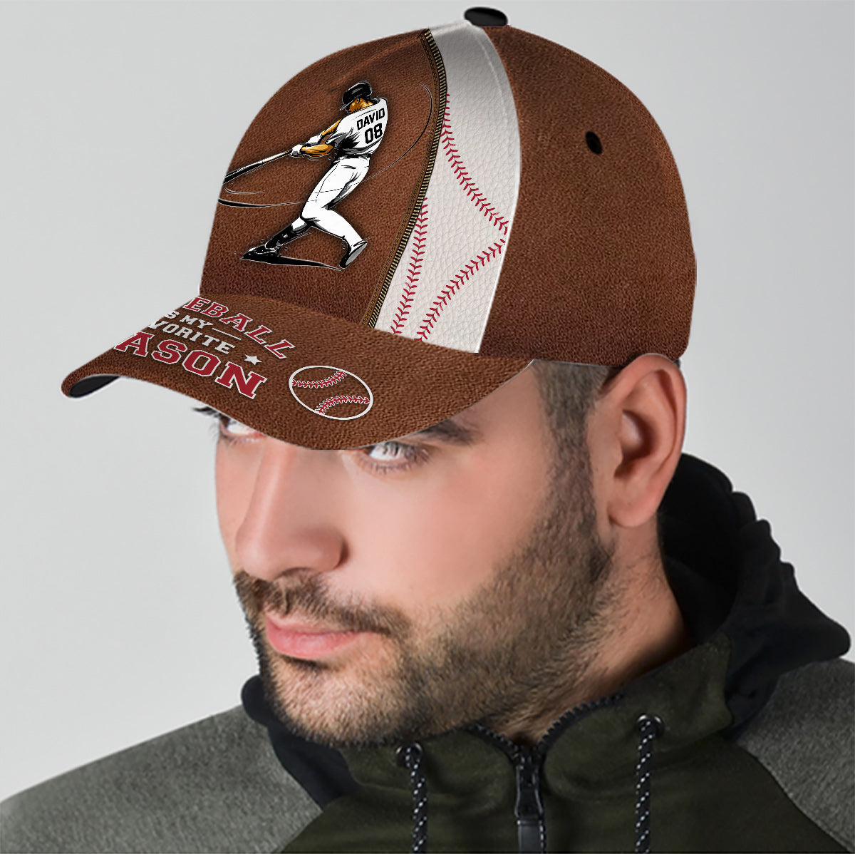 Baseball Is My Favorite Season - Personalized Baseball Classic Cap