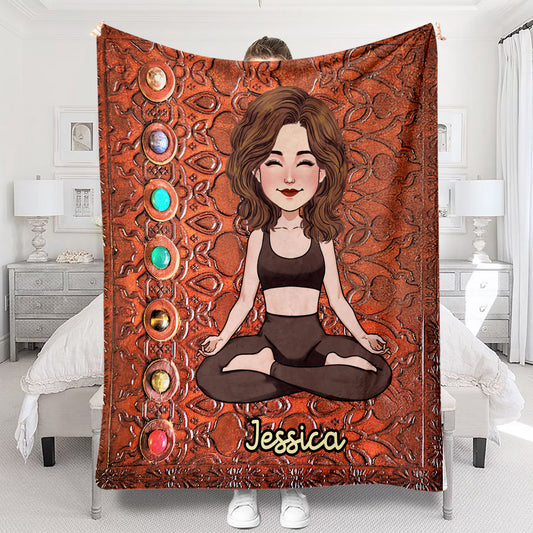 Namaste - Personalisierte Yogadecke