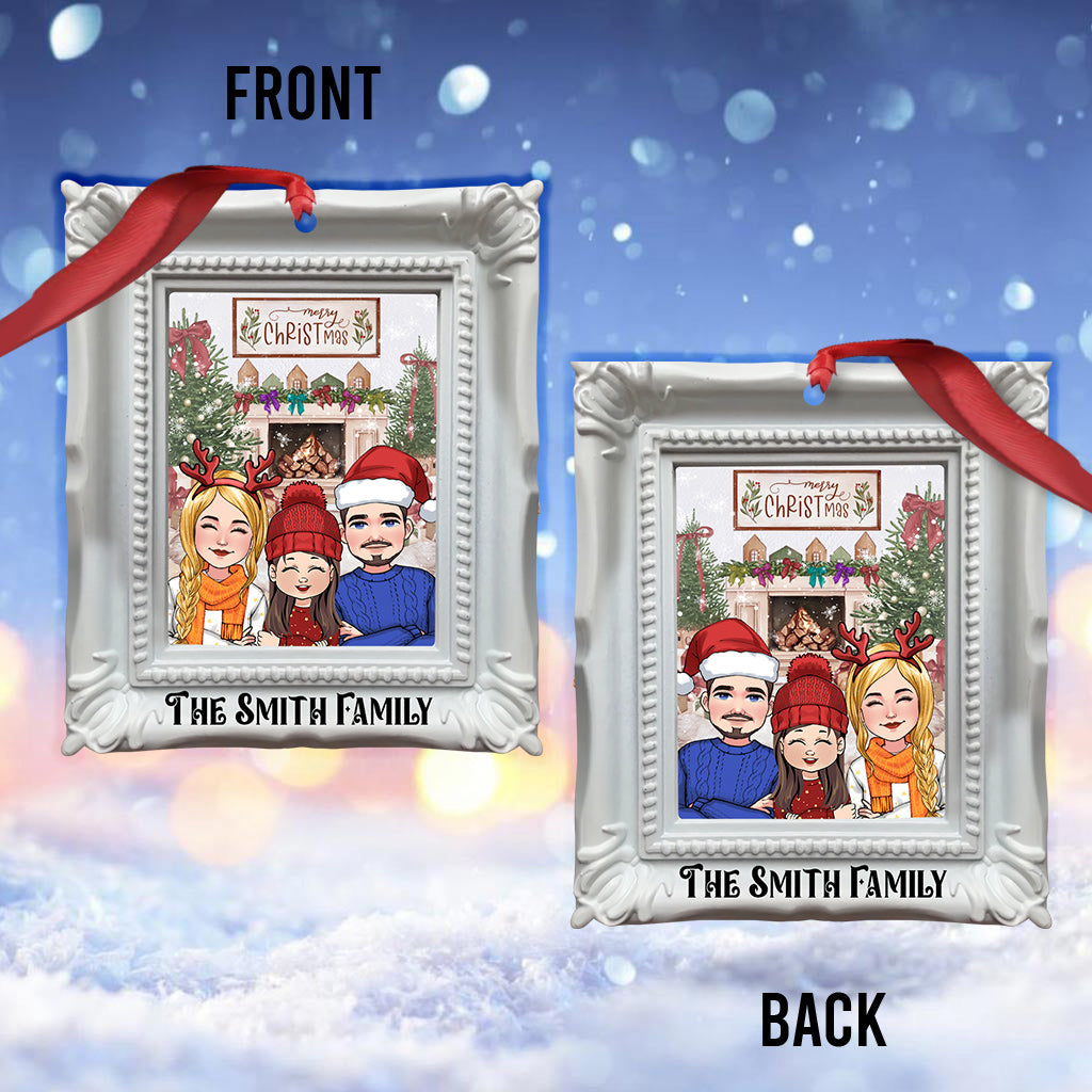 Merry Christmas - Personalized Family Ornament