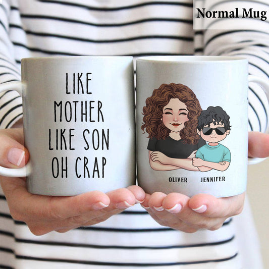 Like Father Like Son - Gift for dad, dad, son - Personalized Mug