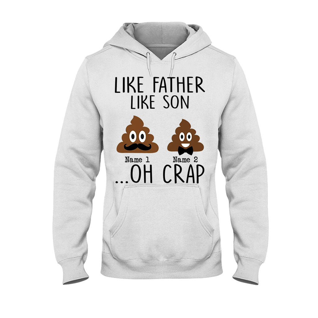 Wie die Mutter, so die Tochter – Geschenk für Mama, Tochter, Papa, Sohn – Personalisiertes T-Shirt und Hoodie