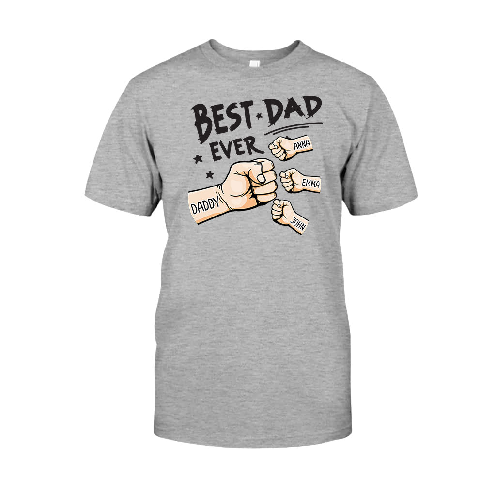Der beste Papa aller Zeiten – Personalisiertes Vater-T-Shirt und Hoodie