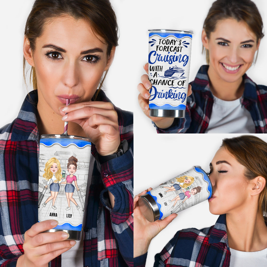 Kreuzfahrt mit der Möglichkeit, etwas zu trinken – personalisierter Kreuzfahrtbecher