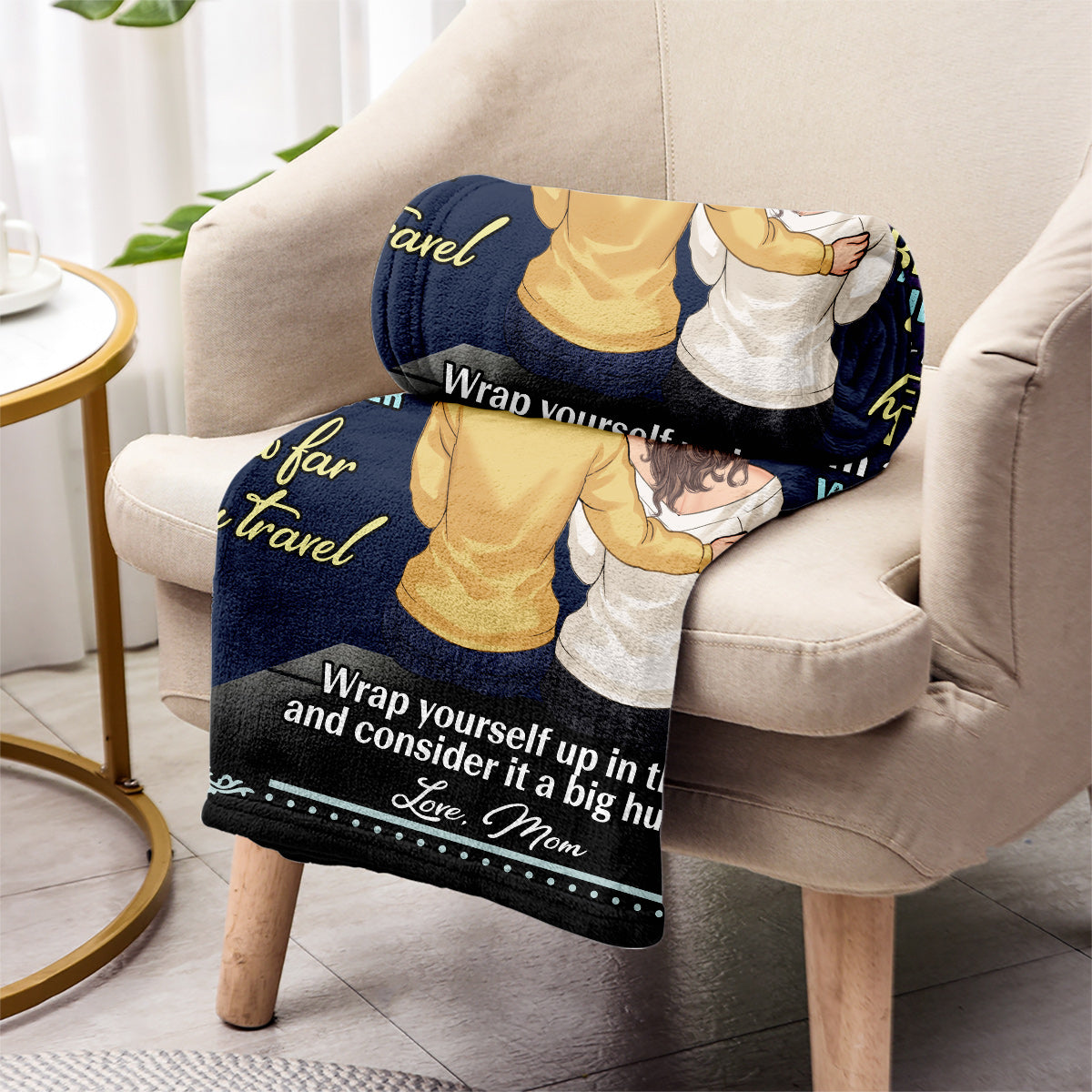 Für meine Tochter – personalisierte Tochterdecke