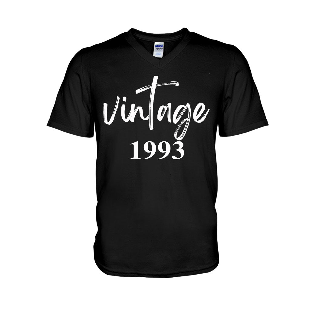 Vintage-Version – Personalisiertes Geburtstags-T-Shirt und Hoodie