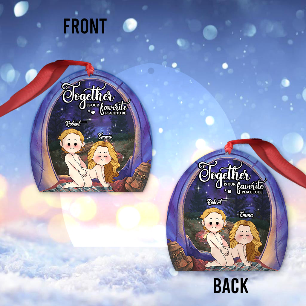 Gemeinsam sind wir am liebsten – personalisierter Camping-Anhänger