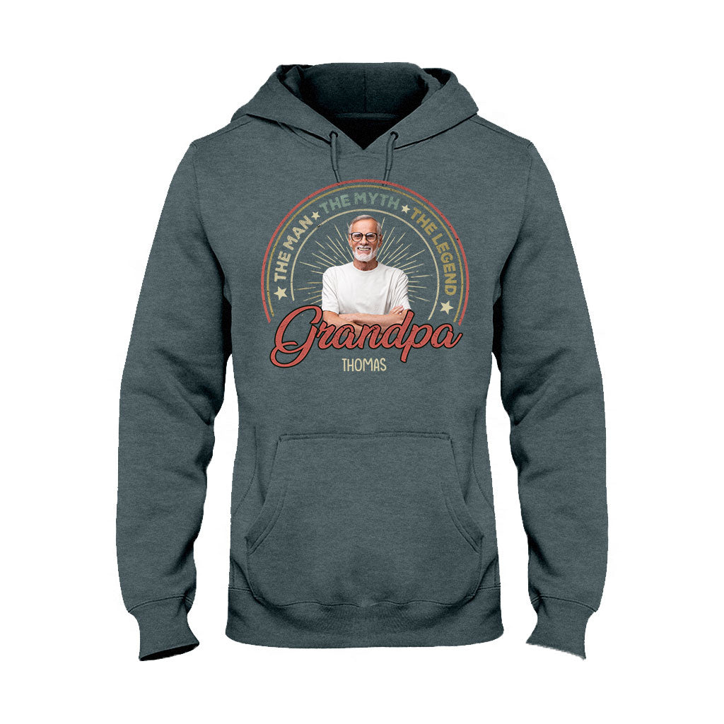 The Man The Myth The Legend - Gift for dad, grandpa - Personalized T-shirt And Hoodie