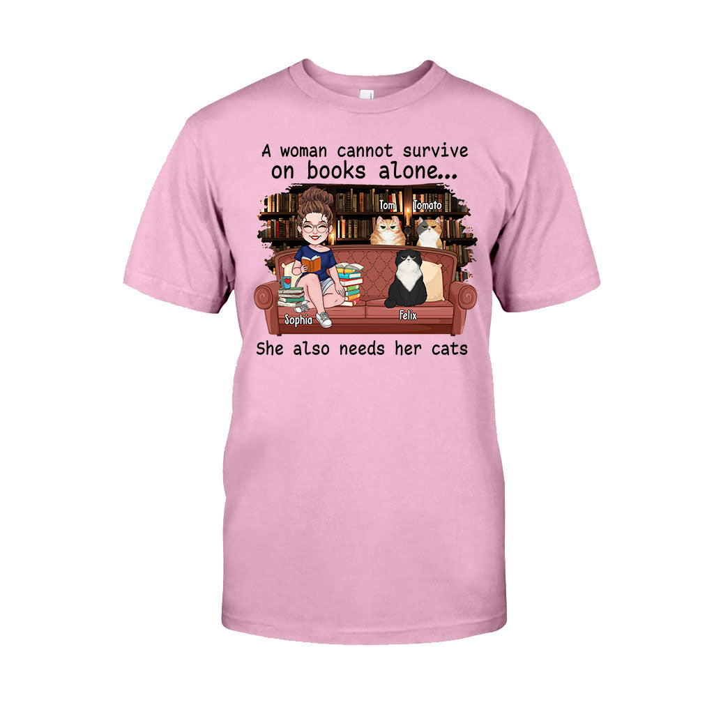 Einfach ein Mädchen, das Bücher liebt – personalisiertes Buch-T-Shirt & Hoodie