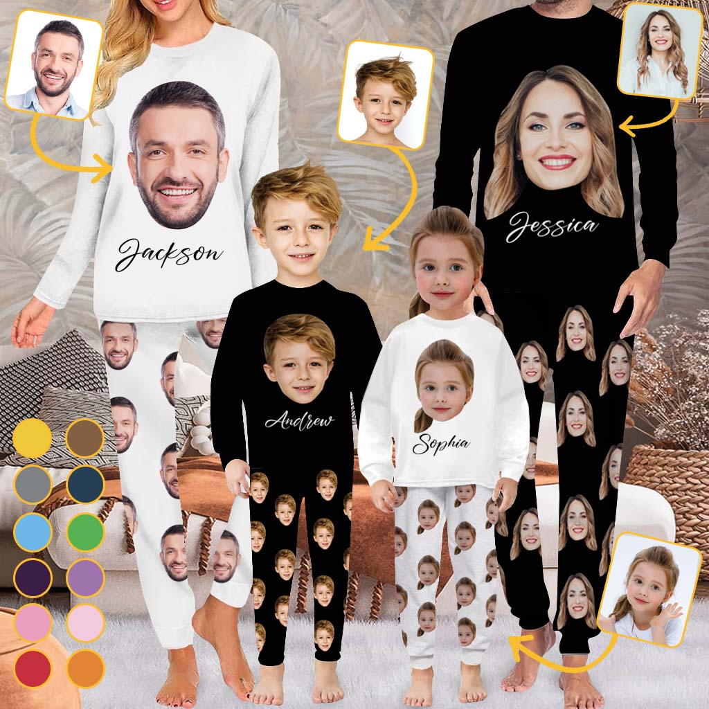 Pyjama mit Fotoaufdruck – Personalisiertes Pyjama-Set