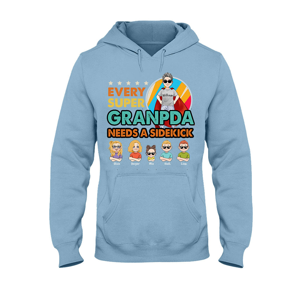 Super-Papa, Superheld – Geschenk für Papa, Opa, Onkel, Bruder – Personalisiertes T-Shirt und Hoodie