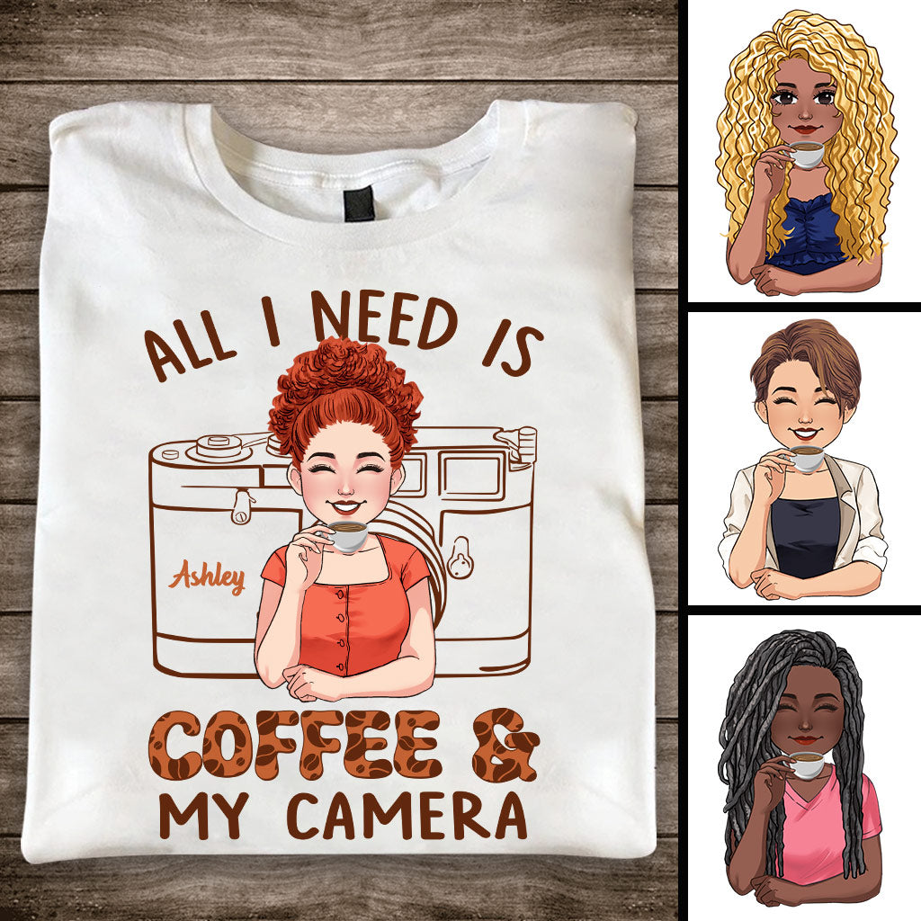 Alles, was ich brauche – personalisiertes Fotografie-T-Shirt und Hoodie