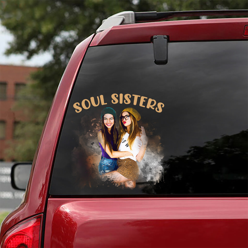 Beste Freundinnen – Personalisierter Aufkleber „Beste Freundin“, gestanzt