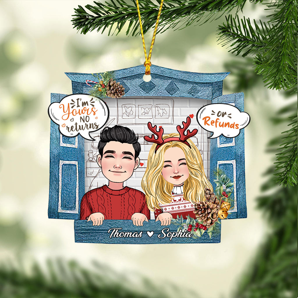 I'm Yours - Personalized Couple Ornament