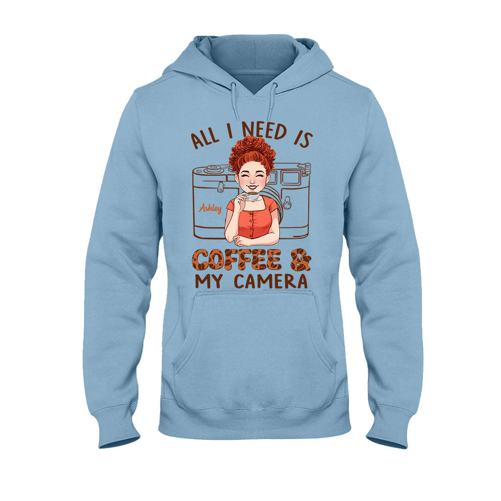 Alles, was ich brauche – personalisiertes Fotografie-T-Shirt und Hoodie
