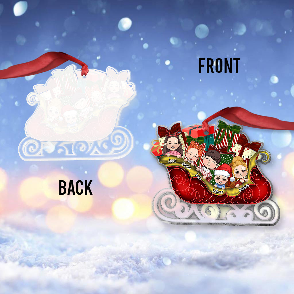 Unsere Enkelkinder – Personalisierter transparenter Oma-Anhänger