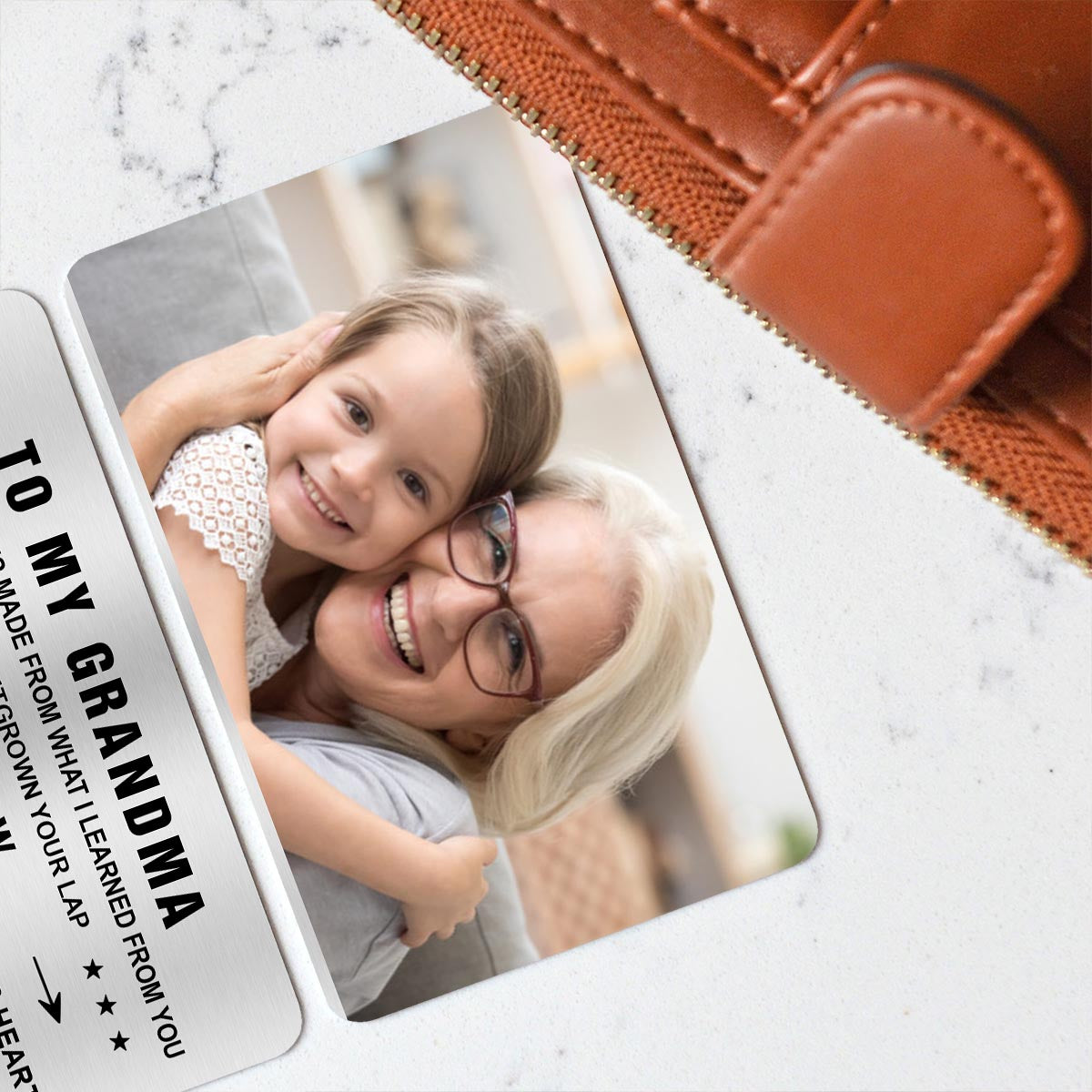 To My Dad - Gift for dad, grandma, grandpa, mom, uncle, aunt - Personalized Wallet Insert Card