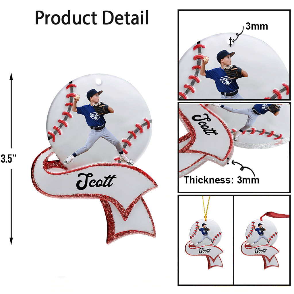 Baseball-Liebhaber – Personalisierter Baseball-Anhänger