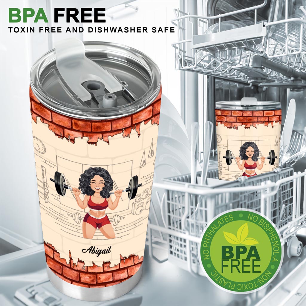 Angenommen, ich bin nur eine alte Dame – personalisierter Fitnessbecher