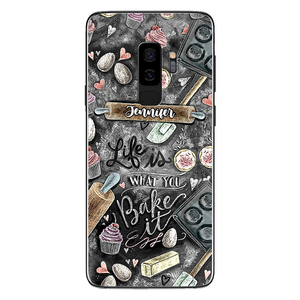 Das Leben ist, was du daraus backst – personalisierte Handyhülle zum Thema Backen