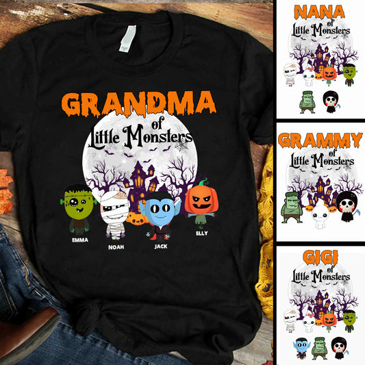 Oma Halloween – Personalisiertes Halloween-T-Shirt und Hoodie