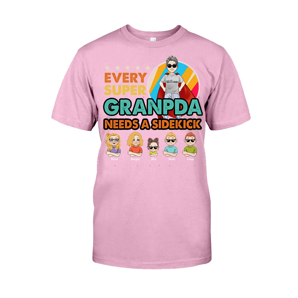 Super-Papa, Superheld – Geschenk für Papa, Opa, Onkel, Bruder – Personalisiertes T-Shirt und Hoodie