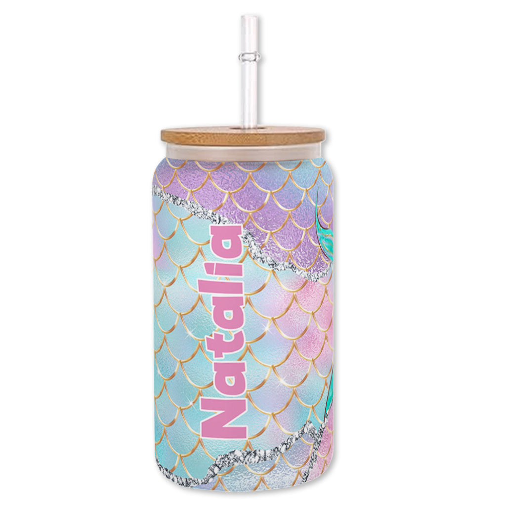 Strand bitte, ich bin eine Meerjungfrau – Personalisierte Dose für Meeresliebhaber