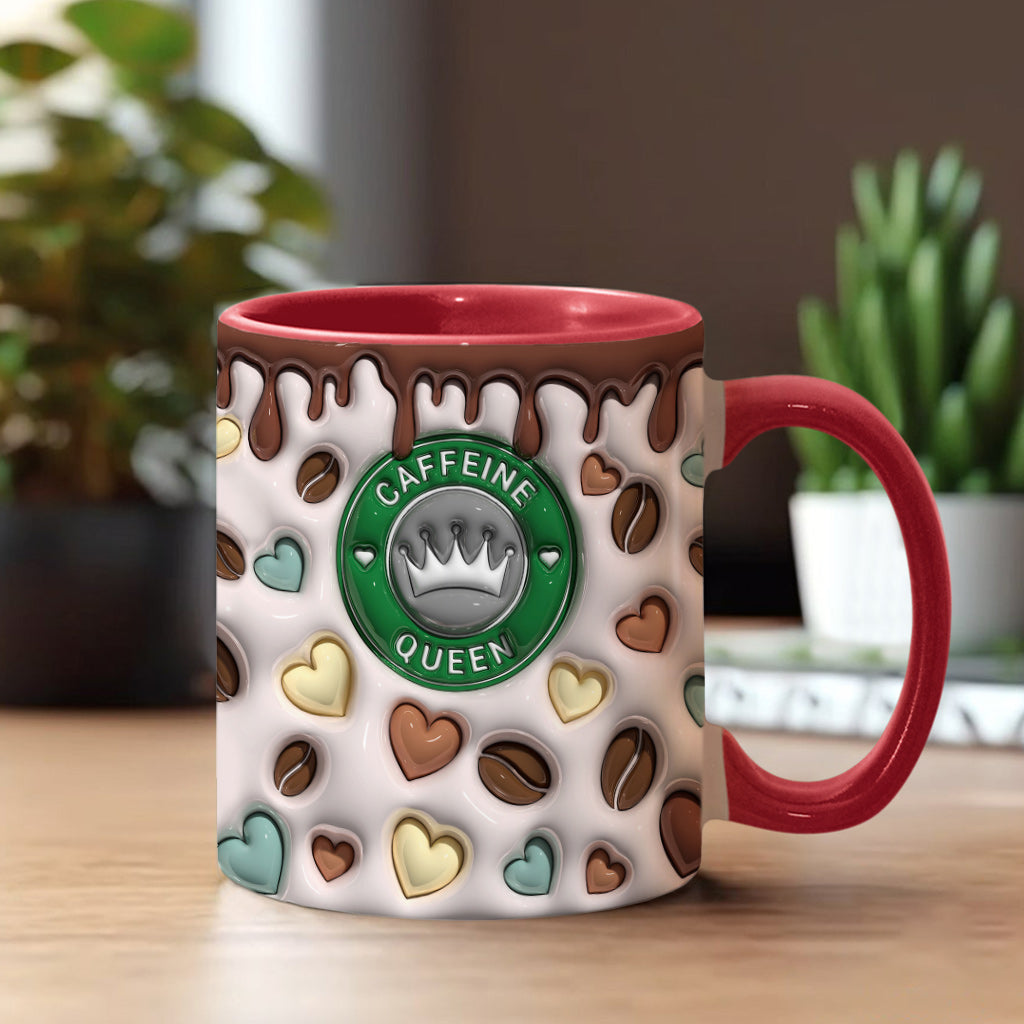 Koffein-Königin – Personalisierte Kaffeetasse