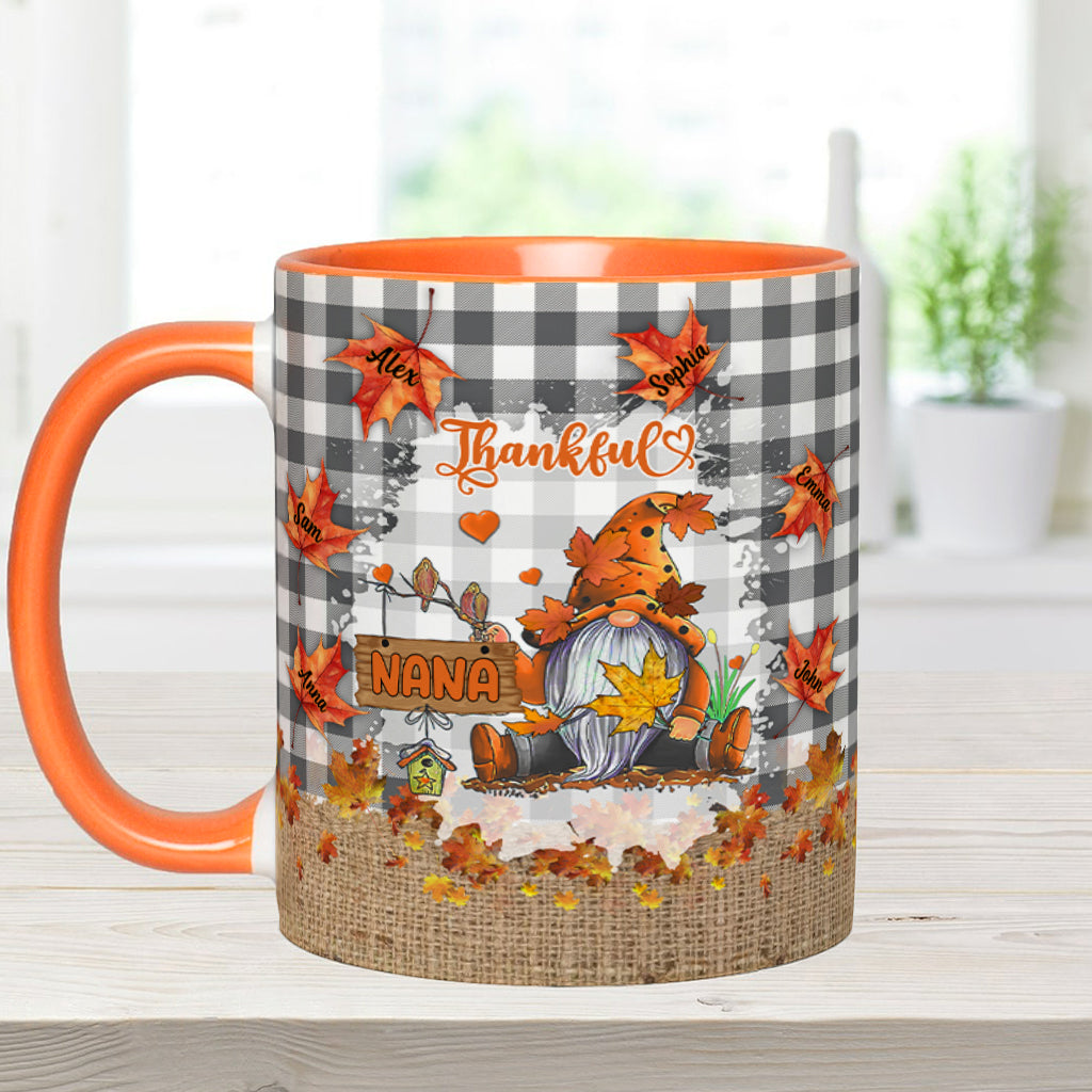 Dankbare Oma – Personalisierte Tasse mit Oma-Akzent