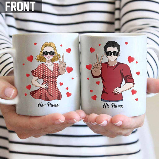 He Is My Favorite - Personalized Couple Mug