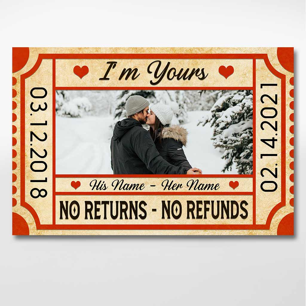 Ich gehöre dir – Personalisiertes Pärchenposter