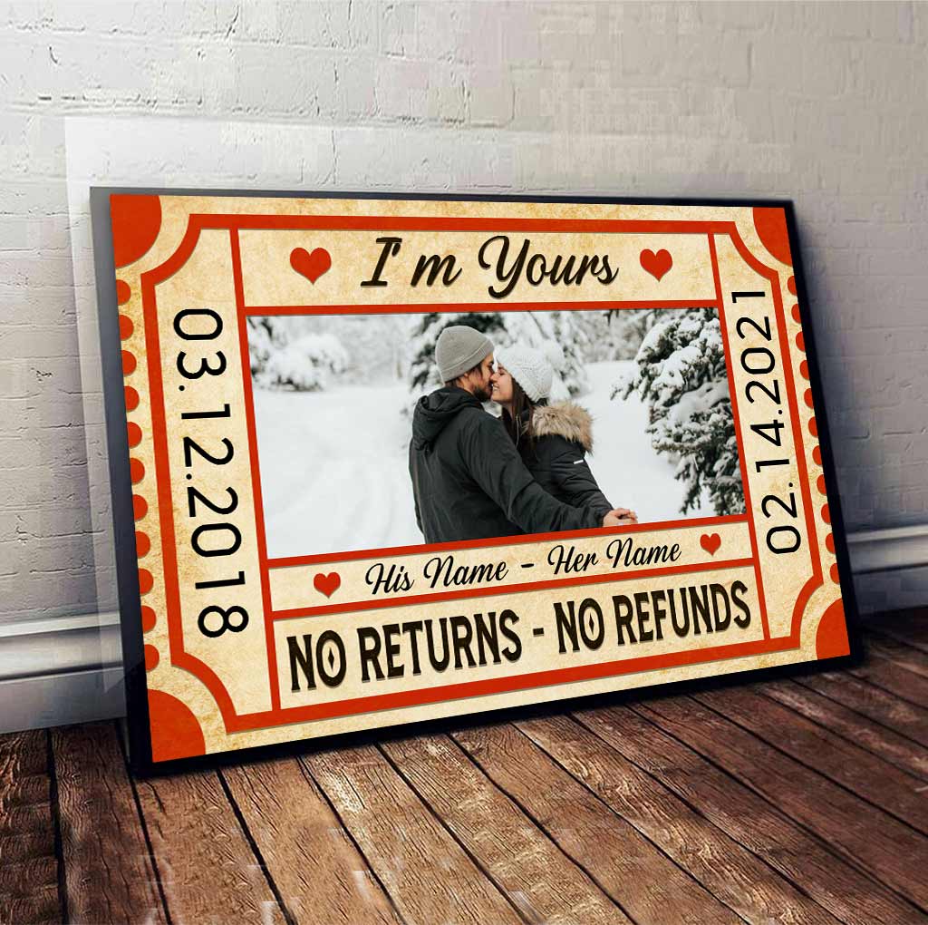 Ich gehöre dir – Personalisiertes Pärchenposter