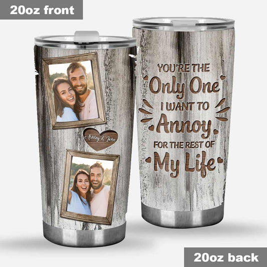 You Are The Only One - Personalized Couple Couple Tumbler
