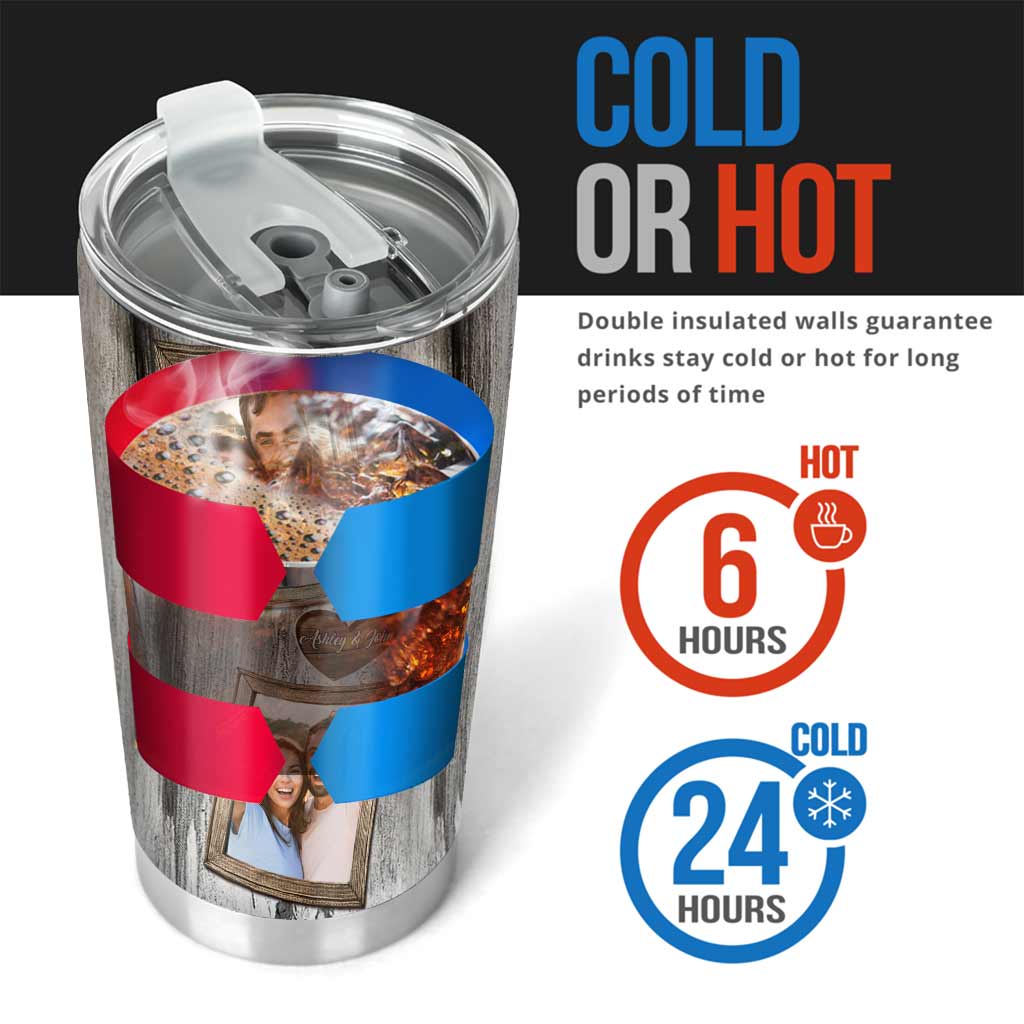 Du bist einzigartig – Personalisierter Paar-Trinkbecher