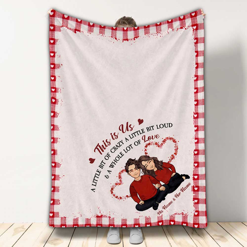 This Is Us - Personalized Couple Blanket