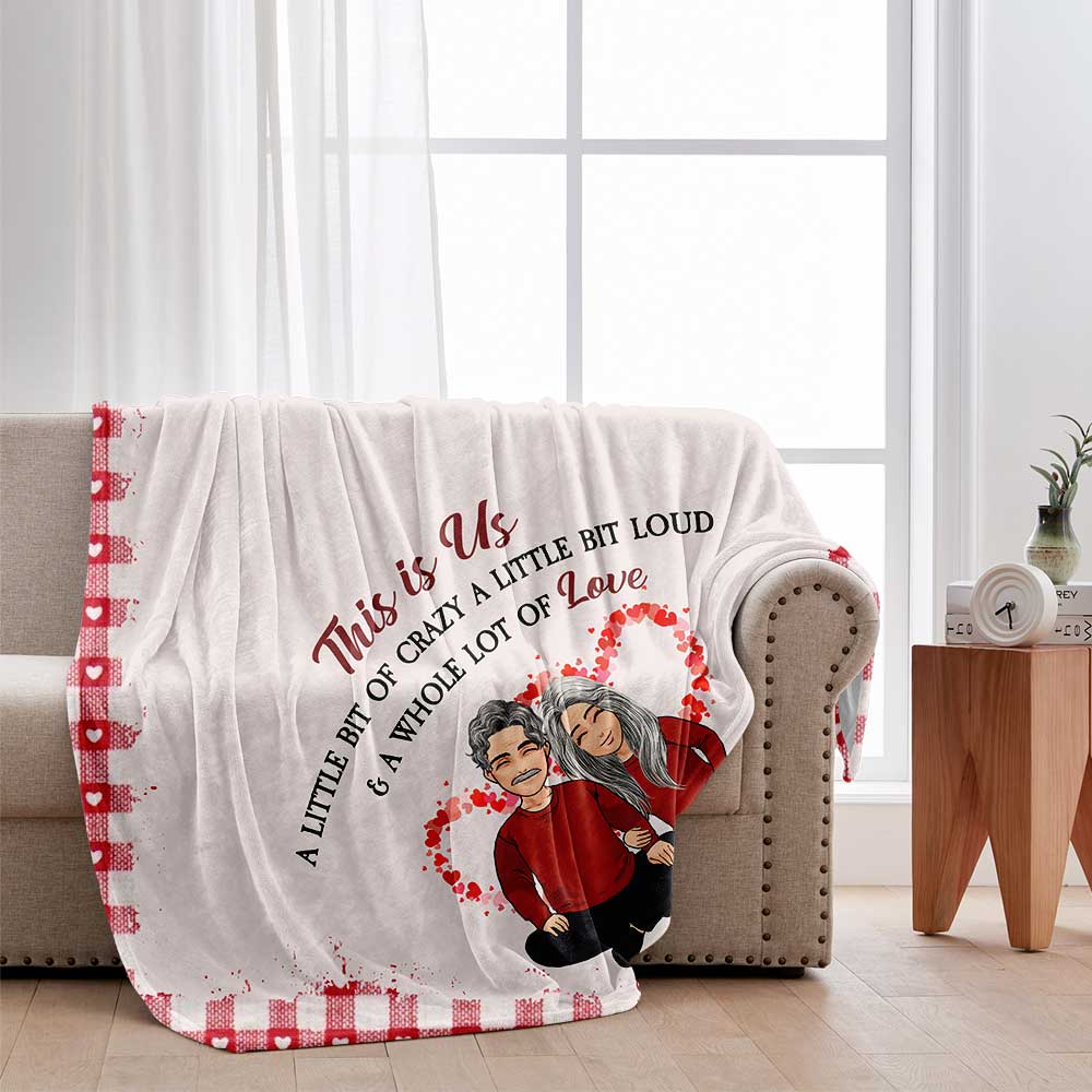 This Is Us - Personalized Couple Blanket