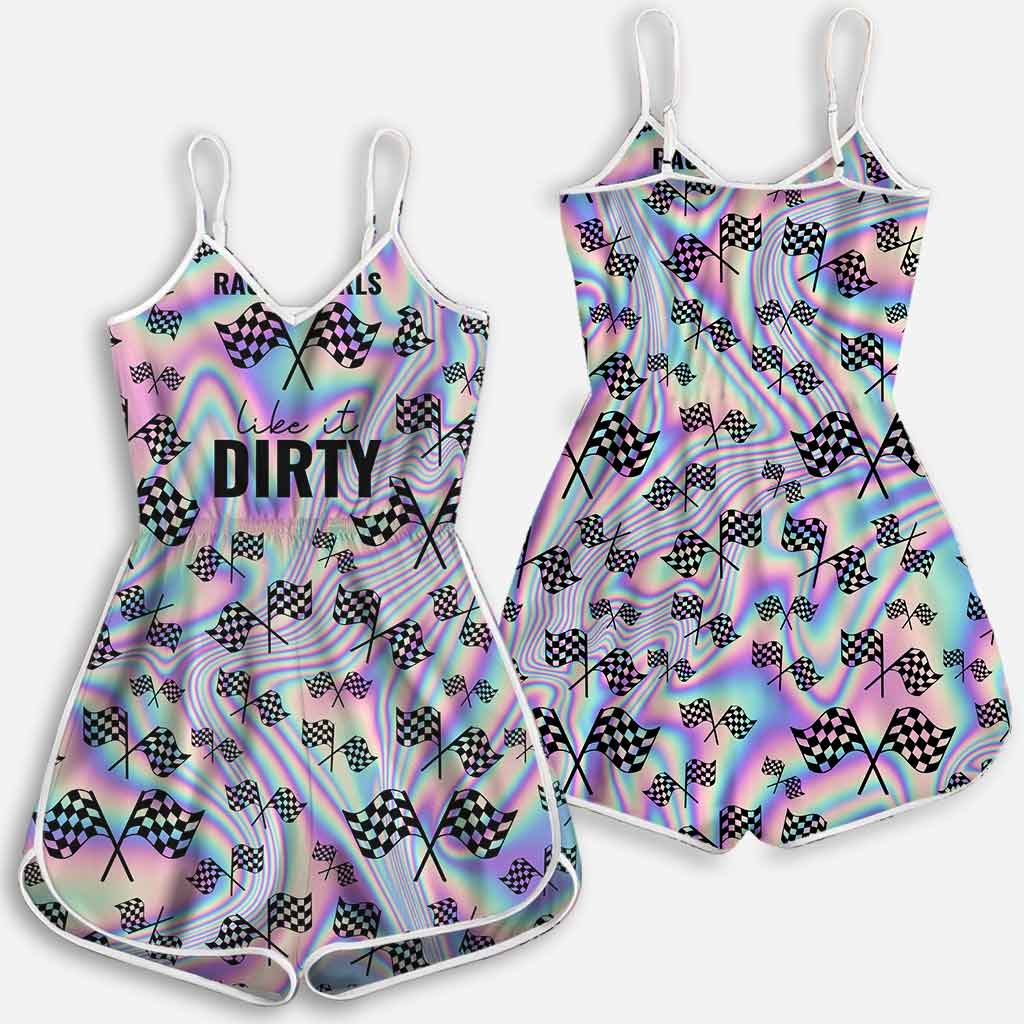 Racing Girls Like It Romper