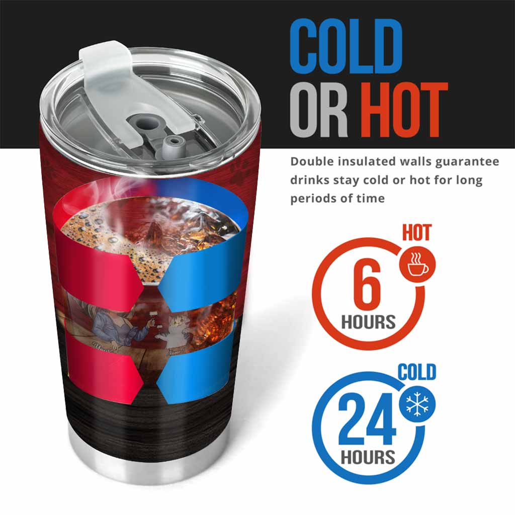 Katzen, Wein & Alles ist gut – personalisierter Becher