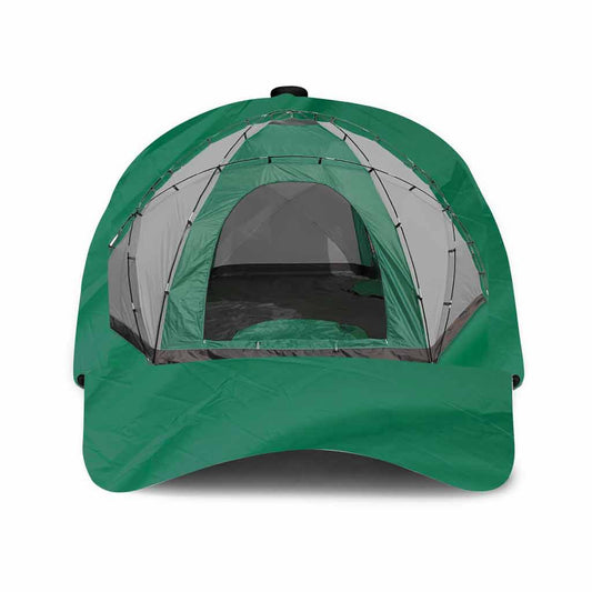 Happy Camper Cap With Printed Vent Holes