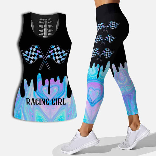 Love Racing – Racing Hollow Tanktop und Leggings