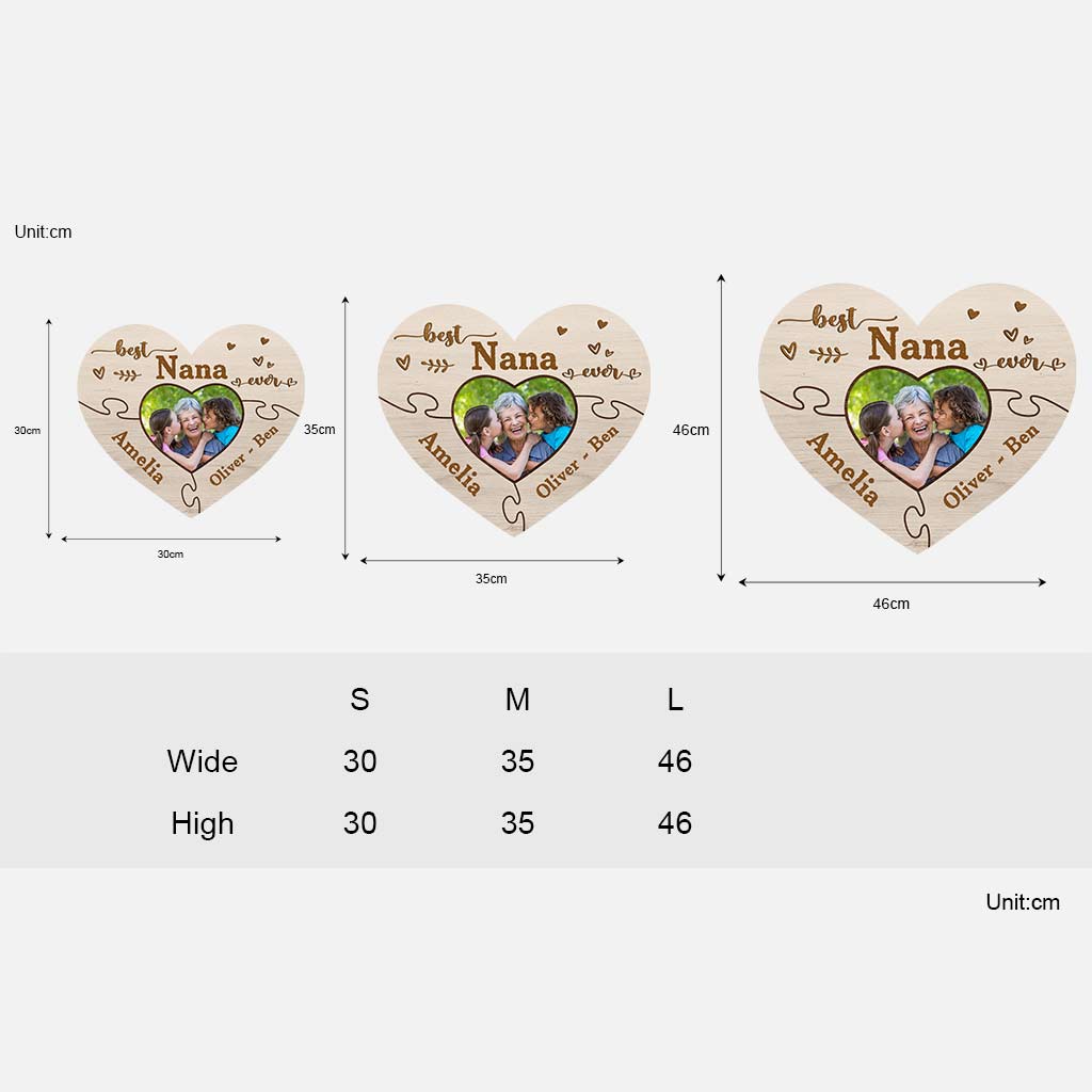 Die beste Oma aller Zeiten – Geschenk für Oma, Opa, Mama, Papa, Tante, Onkel, Schwester, Bruder – Personalisiertes Holzschild