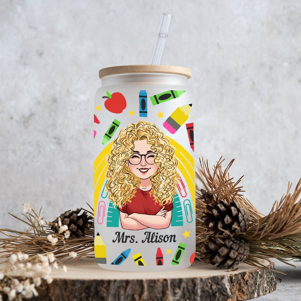 Es braucht ein großes Herz – personalisiertes Lehrer-Dosenglas