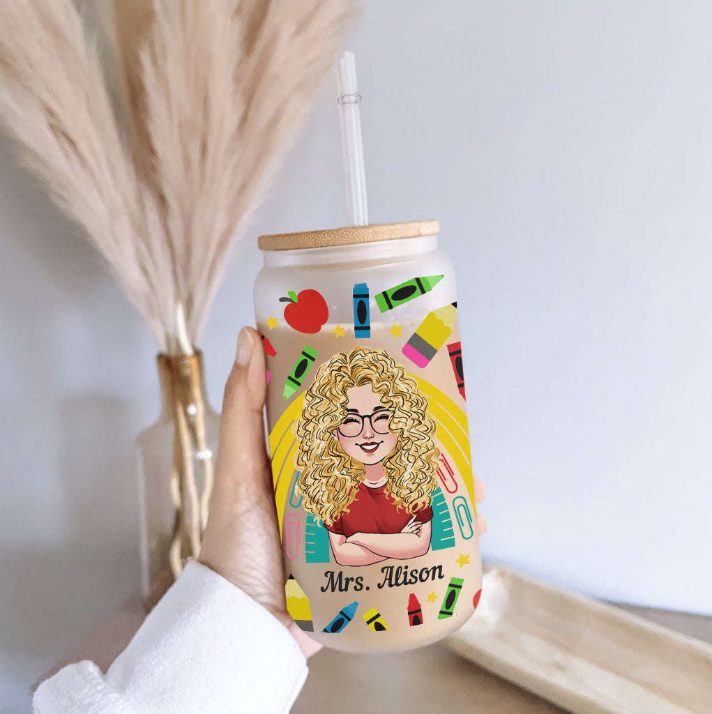 Es braucht ein großes Herz – personalisiertes Lehrer-Dosenglas