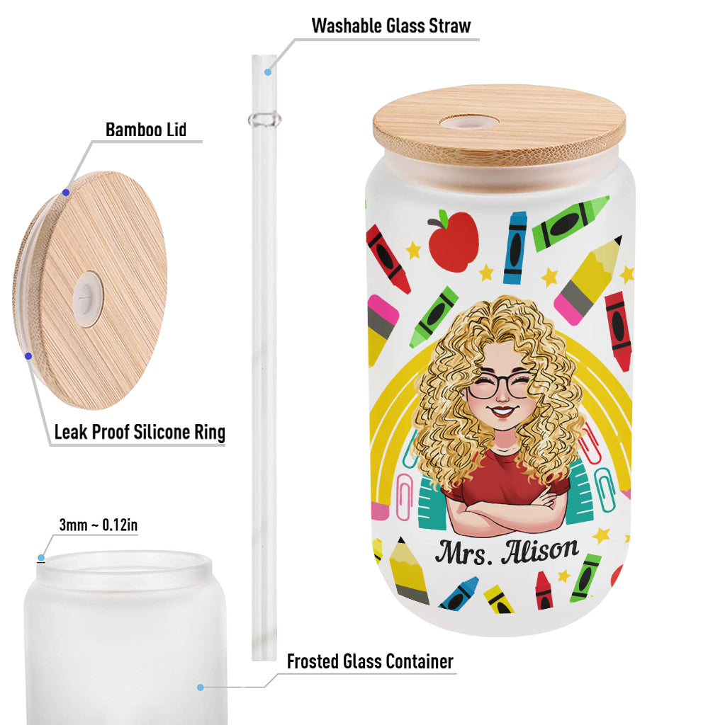 Es braucht ein großes Herz – personalisiertes Lehrer-Dosenglas