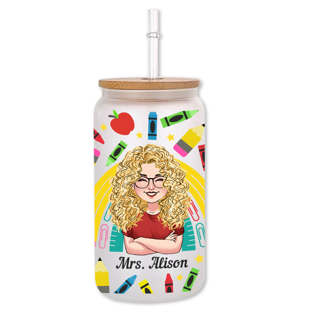 Es braucht ein großes Herz – personalisiertes Lehrer-Dosenglas