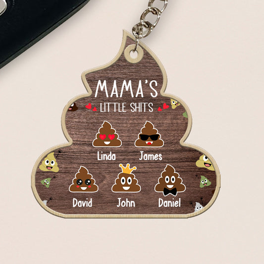 ĐBTG -Nana Lil's Shite - Gift for grandma, mom, dad, grandpa - Personalized Keychain