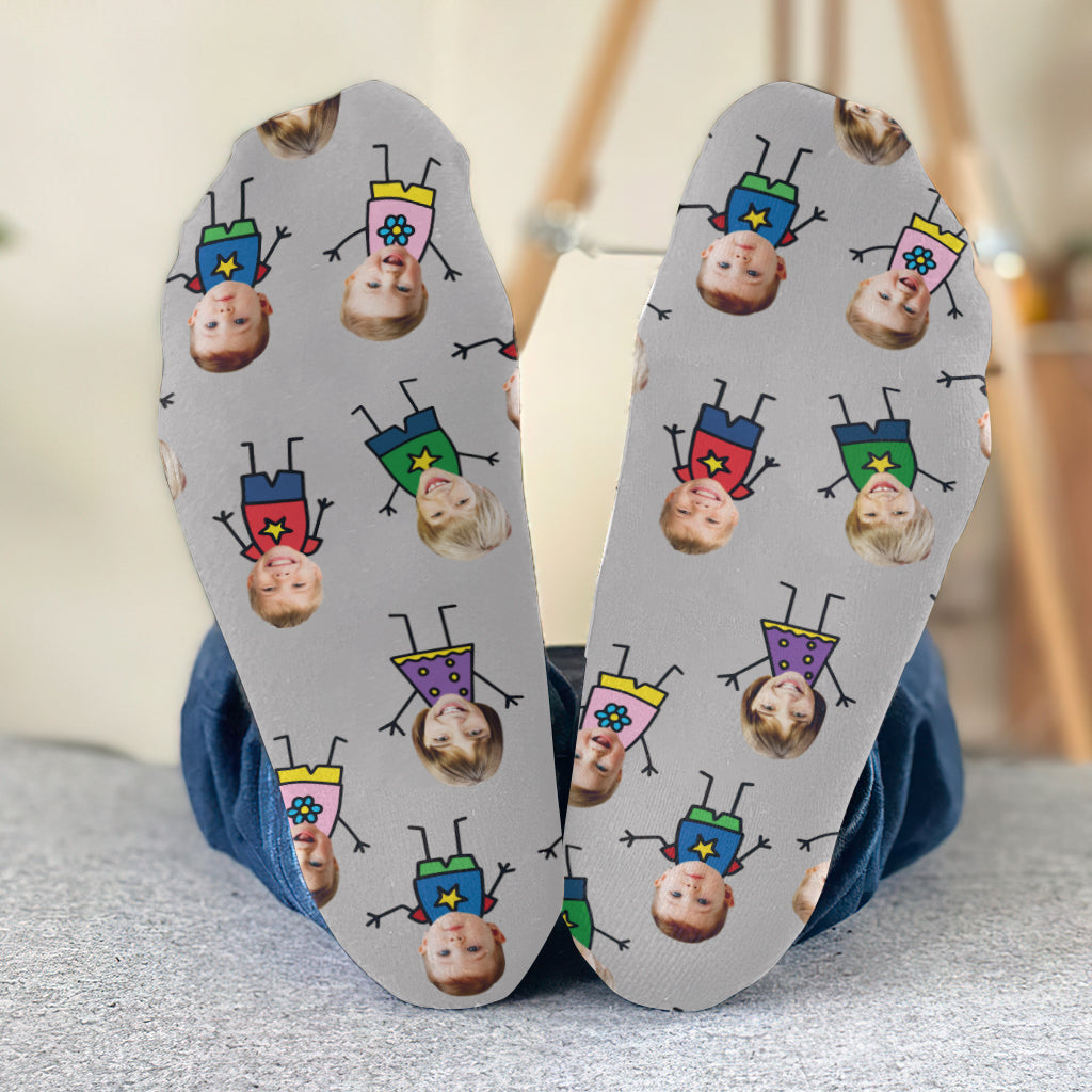 Wir lieben dich – personalisierte Socken für Väter